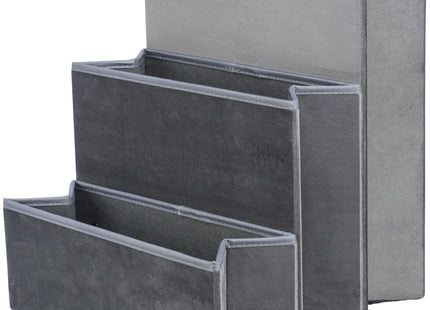 Trixie Treppe mit Stauraum - grau, 34x45x50cm