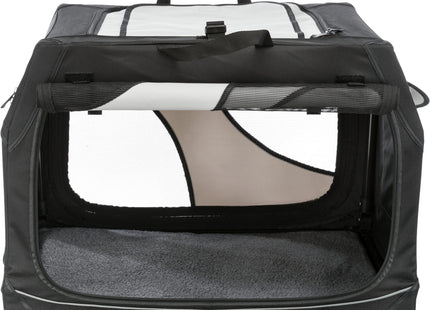 Trixie Transportbox Vario – faltbare, graue Transportbox