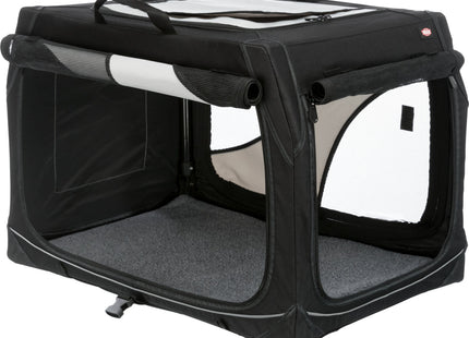 Trixie Transportbox Vario – faltbare, graue Transportbox