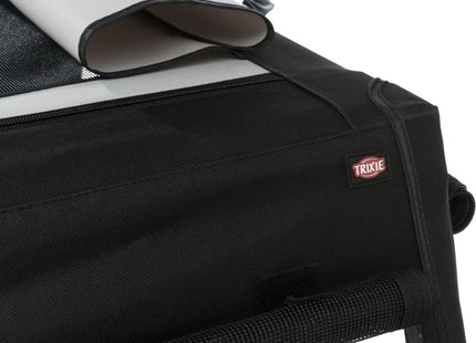 Trixie Transportbox Vario – faltbare, graue Transportbox