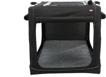Trixie Transportbox Vario – faltbare, graue Transportbox