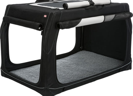 Trixie Transportbox Vario – faltbare, graue Transportbox