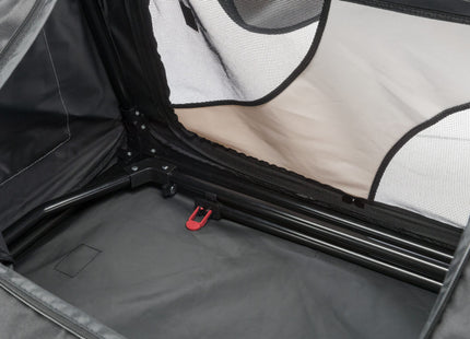 Trixie Transportbox Vario – faltbare, graue Transportbox