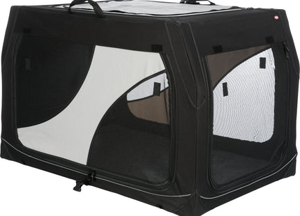 Trixie Transportbox Vario – faltbare, graue Transportbox