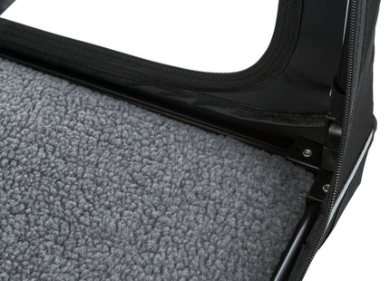 Trixie Transportbox Vario – faltbare, graue Transportbox