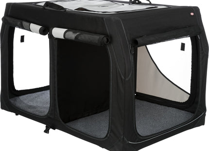 Trixie Transportbox Vario Double – doppelte Hundebox grau