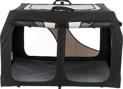 Trixie Transportbox Vario Double – doppelte Hundebox grau