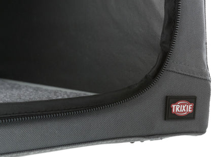Trixie Soft Kennel Easy - faltbare Transportbox grau