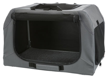 Trixie Soft Kennel Easy - faltbare Transportbox grau