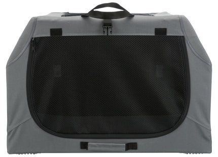 Trixie Soft Kennel Easy - faltbare Transportbox grau