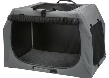 Trixie Soft Kennel Easy - faltbare Transportbox grau