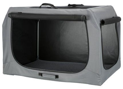 Trixie Soft Kennel Easy - faltbare Transportbox grau