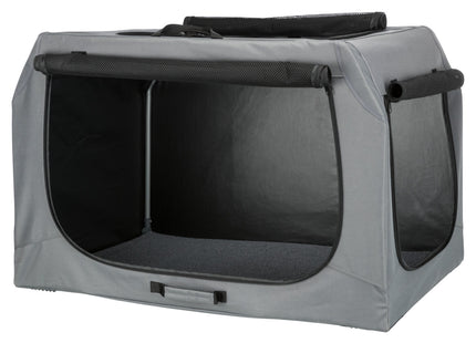 Trixie Soft Kennel Easy - faltbare Transportbox grau