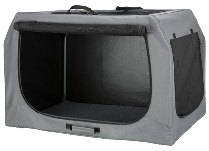 Trixie Soft Kennel Easy - faltbare Transportbox grau