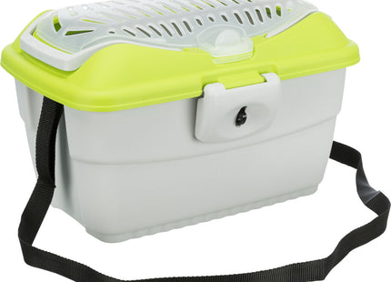 Trixie Traveller Mini-Capri - Transportbox hellgrau/grün