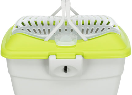 Trixie Traveller Mini-Capri - Transportbox hellgrau/grün