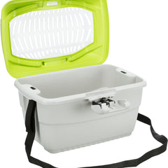 Trixie Traveller Mini-Capri - Transportbox hellgrau/grün