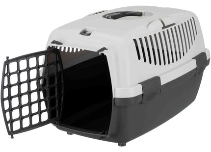 Trixie Transportbox Capri - Plastikbox dunkelgrau/hellgrau XS