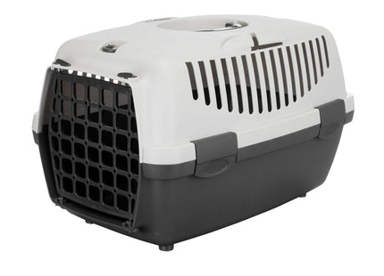 Trixie Transportbox Capri - Plastikbox dunkelgrau/hellgrau XS