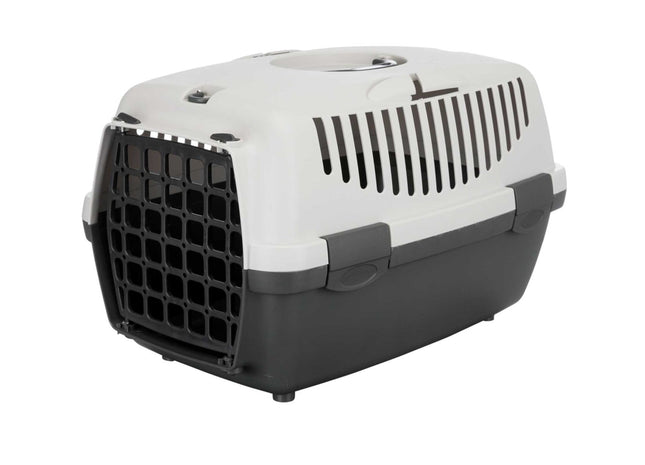 Trixie Transportbox Capri - Plastikbox dunkelgrau/hellgrau XS