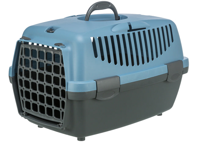 Trixie Transportbox Capri - Haustierbox dunkelgrau/pastellblau