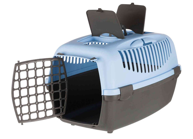 Trixie Traveller Capri III - Transportbox blau/grau