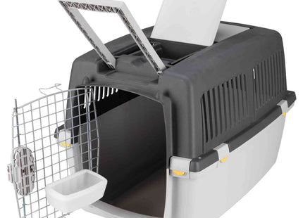 Trixie Transportbox Gulliver – hellgrau, Grösse 52x51x72cm
