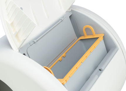 Trixie Katzentoilette – selbstreinigend, Kunststoff, weiss