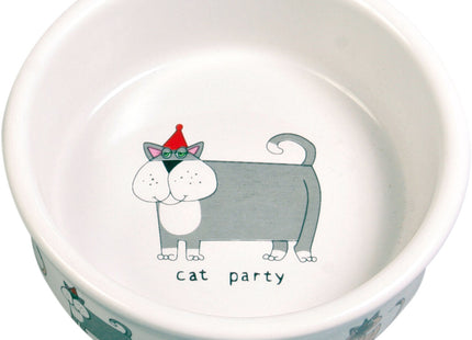 Keramiknapf in Weiss von Trixie für stilvolles Fressen