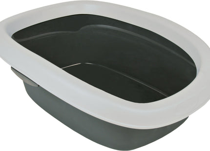 Trixie Katzentoilette Carlo - grau/hellgrau, 31×14×43cm