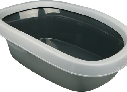 Trixie Katzentoilette Carlo - grau/hellgrau, 31×14×43cm