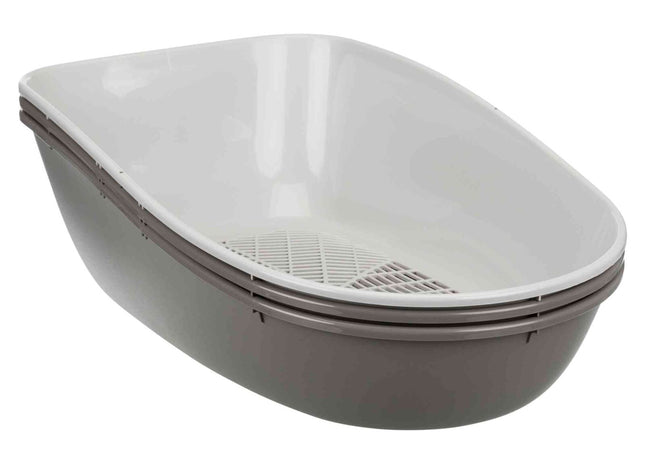 Trixie Berto Top Katzentoilette – Trennsystem, taupe