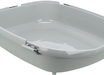 Trixie Katzentoilette Primo XXL - grau/weiss, mit Haube