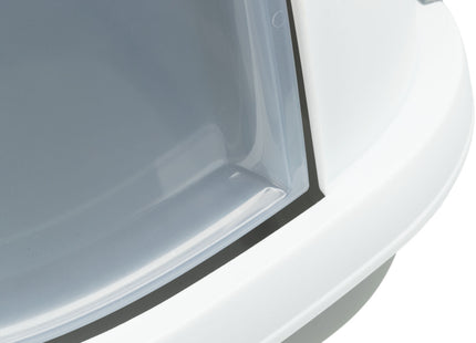 Trixie Katzentoilette Primo XXL - grau/weiss, mit Haube