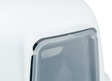 Trixie Katzentoilette Primo XXL - blau/weiss, mit Haube