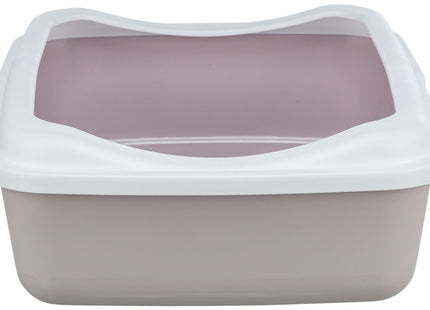 Trixie Katzentoilette Classic mit Rand flieder/weiss