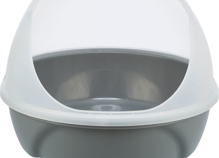 Trixie Katzentoilette Simao - hoher Rand, grau