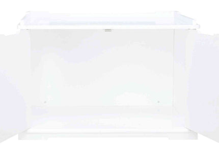 Trixie Katzenhaus XL – Katzentoilette, weiss