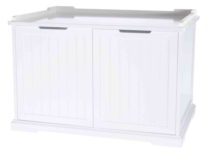 Trixie Katzenhaus XL – Katzentoilette, weiss