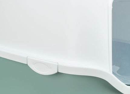 Trixie Vico Katzentoilette - mit Haube, salbei/weiss