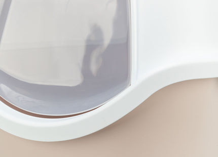 Trixie Katzentoilette Vico - mit Haube, blush/weiss