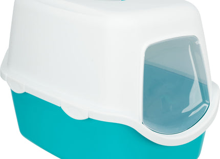 Trixie Katzentoilette Vico türkis/creme klein