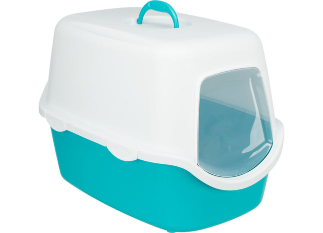 Trixie Katzentoilette Vico türkis/creme klein
