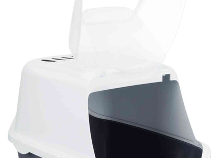 Trixie Katzentoilette Vico Open Top blaugrau/weiss