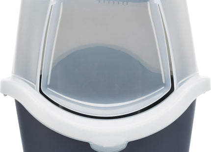 Trixie Katzentoilette Vico Open Top blaugrau/weiss