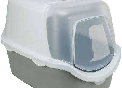 Trixie Vico Katzentoilette - hellgrau/weiss, 40×40×56cm