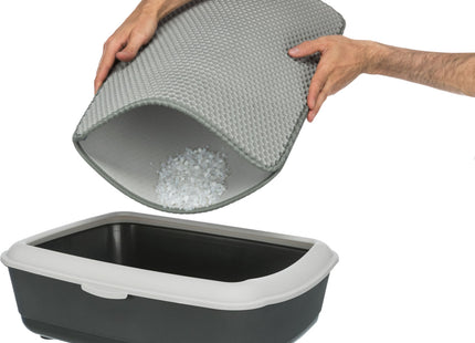 Trixie Sieb-Vorleger – Katzentoilette, EVA, grau