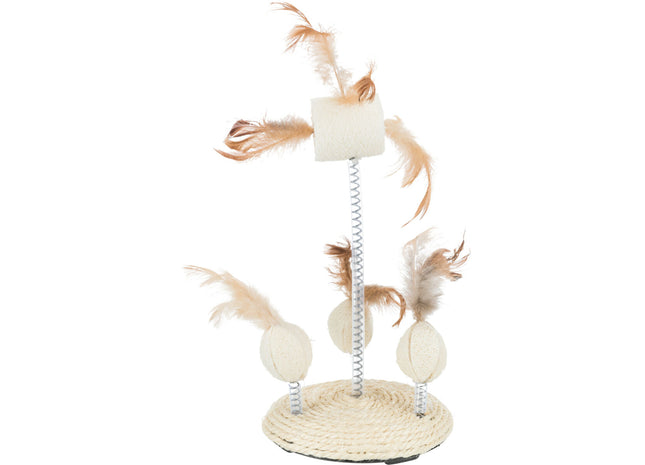 Trixie Sisalständer mit Naturspielzeug, naturfarben