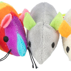 Trixie Plüschmäuse - 70 Stück, 7 cm, Katzenminze