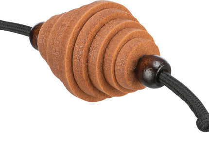 Trixie Rugby am Band – Hundespielzeug Filz/Holz